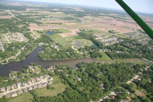 Mud coming into the lake