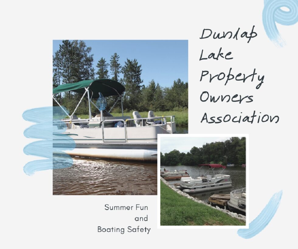 Boating Season Dunlap Lake Property Owner S Association