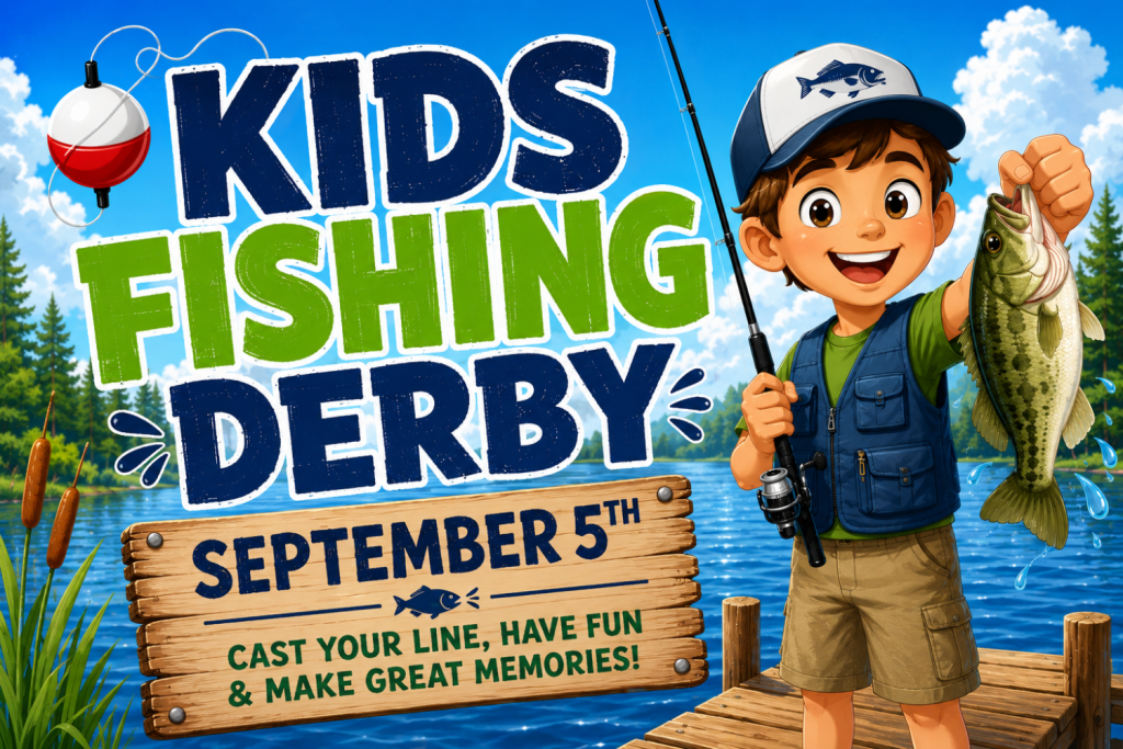 Kids Fishing Derby Labor Day Weekend