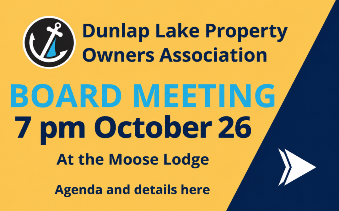 October Board meeting
